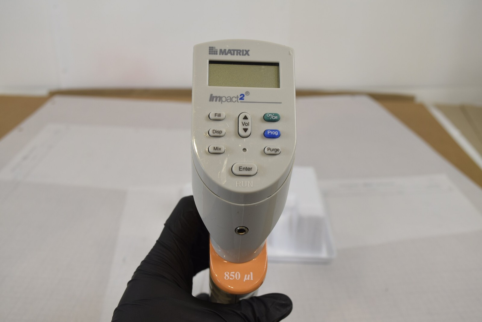 Matrix Impact2 12-Channel 850uL Electronic Pipette + Charger - Bench Tested