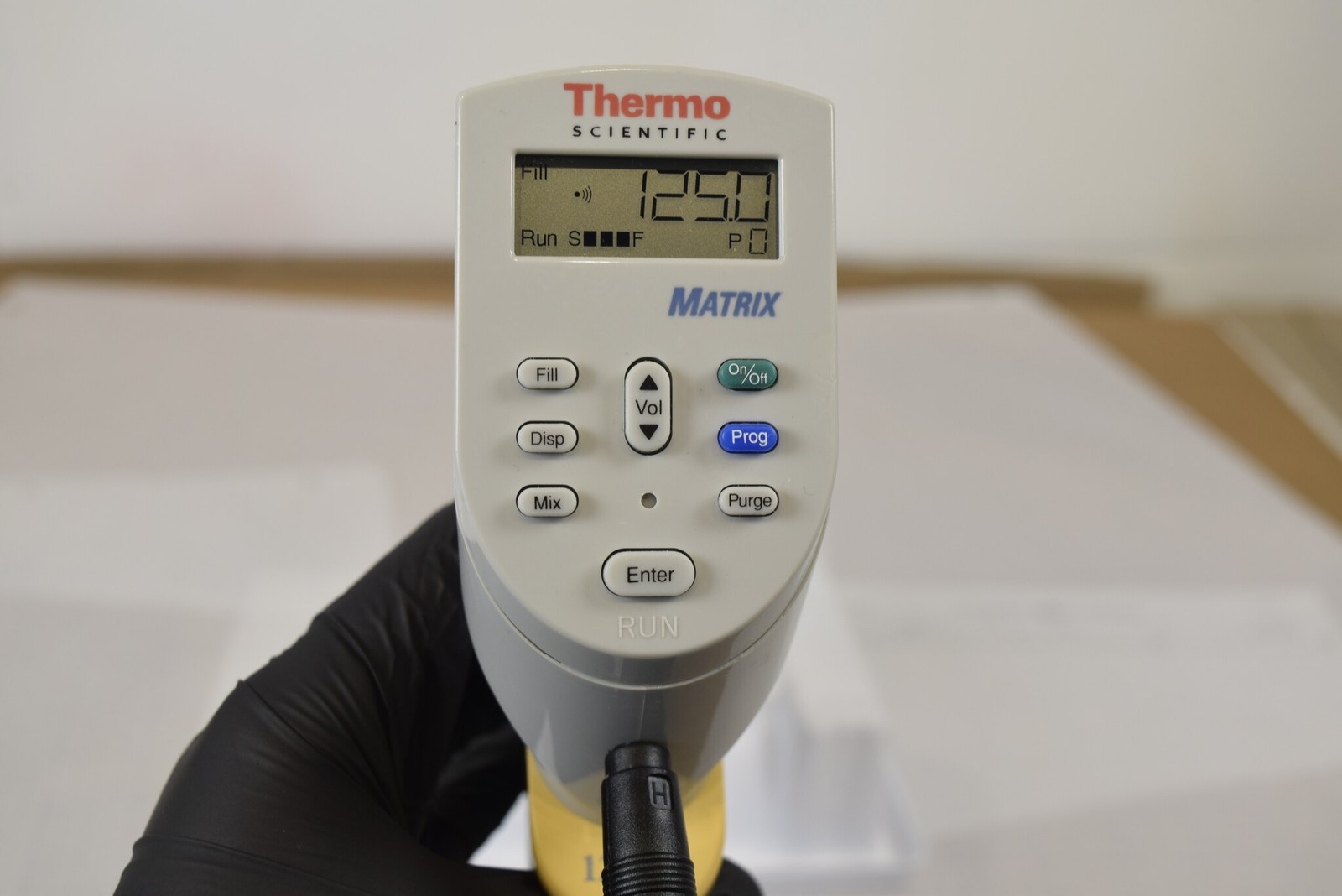 Thermo Matrix 8-Channel 125uL Adjustable Spacing Pipette + Charger - Tested