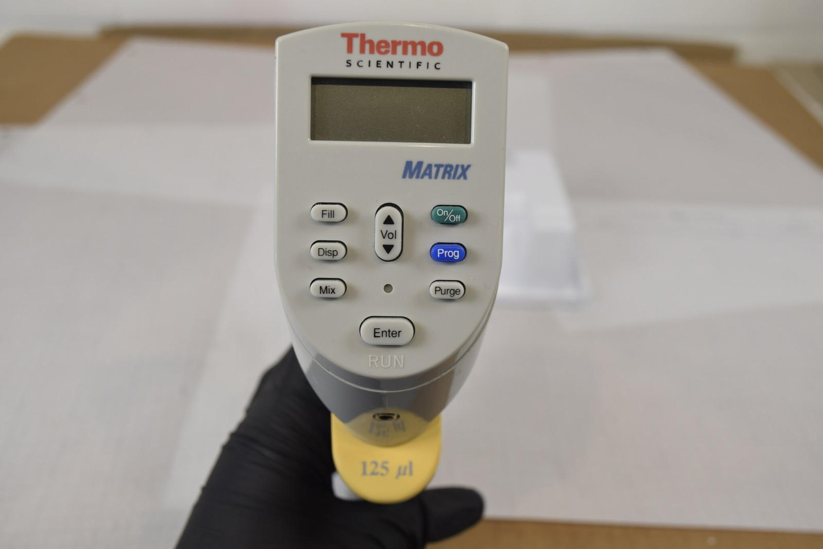 Thermo Matrix 8-Channel 125uL Adjustable Spacing Pipette + Charger - Tested