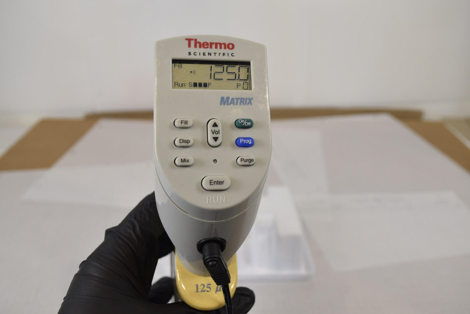 Thermo Matrix 12-Ch 125uL Adjustable Spacing Pipette - Dispense Grind, For Parts