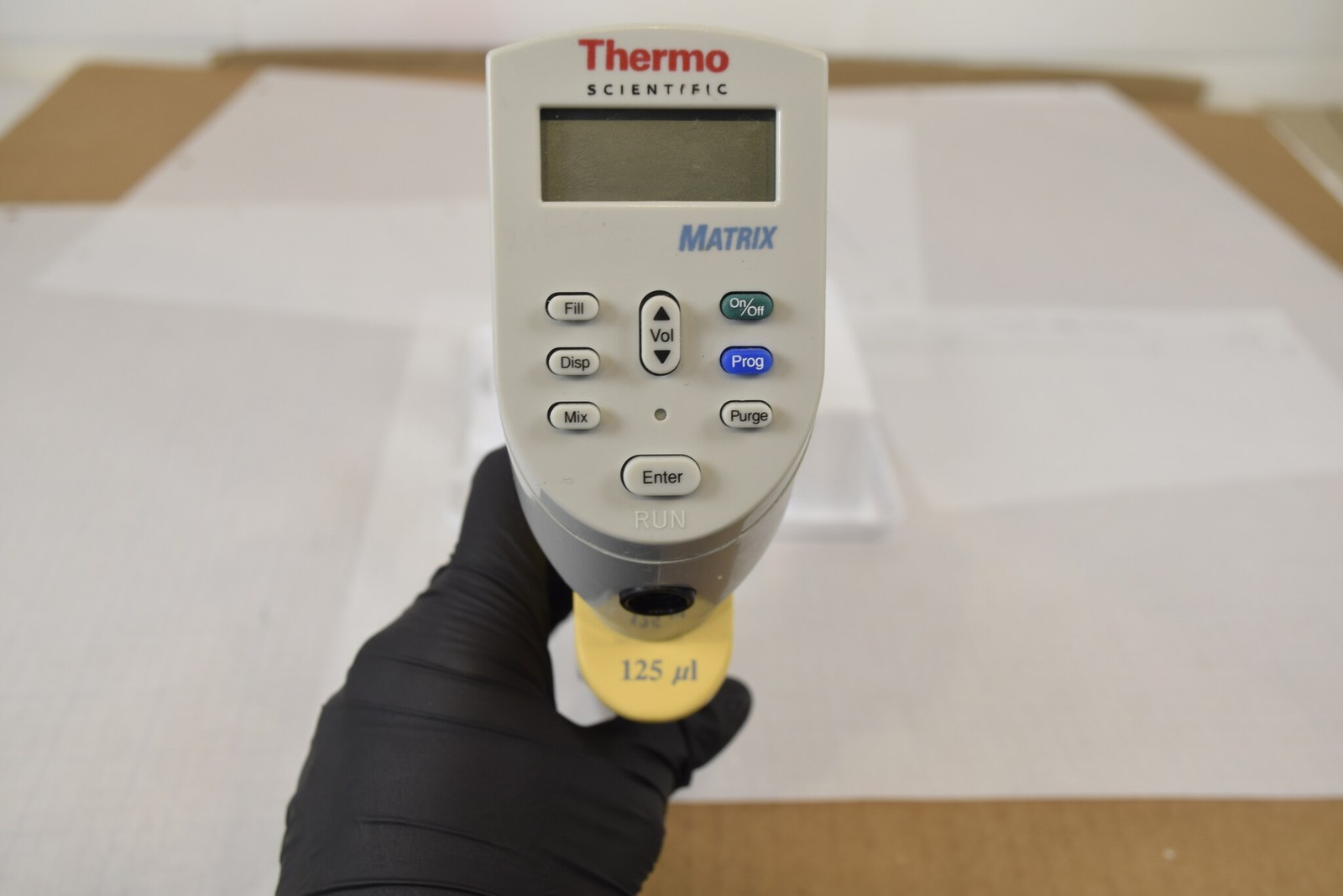 Thermo Matrix 12-Ch 125uL Adjustable Spacing Pipette - Dispense Grind, For Parts