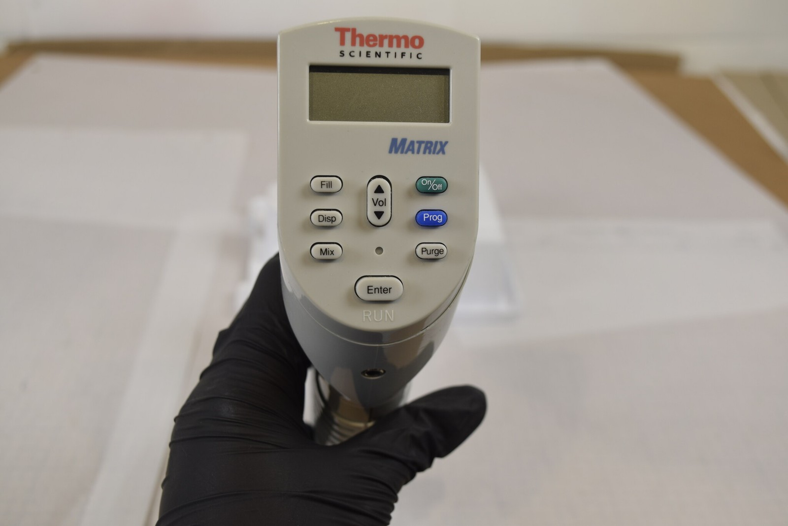Thermo Matrix 12-Channel 30uL Adjustable Spacing Pipette - Tested, No Charger