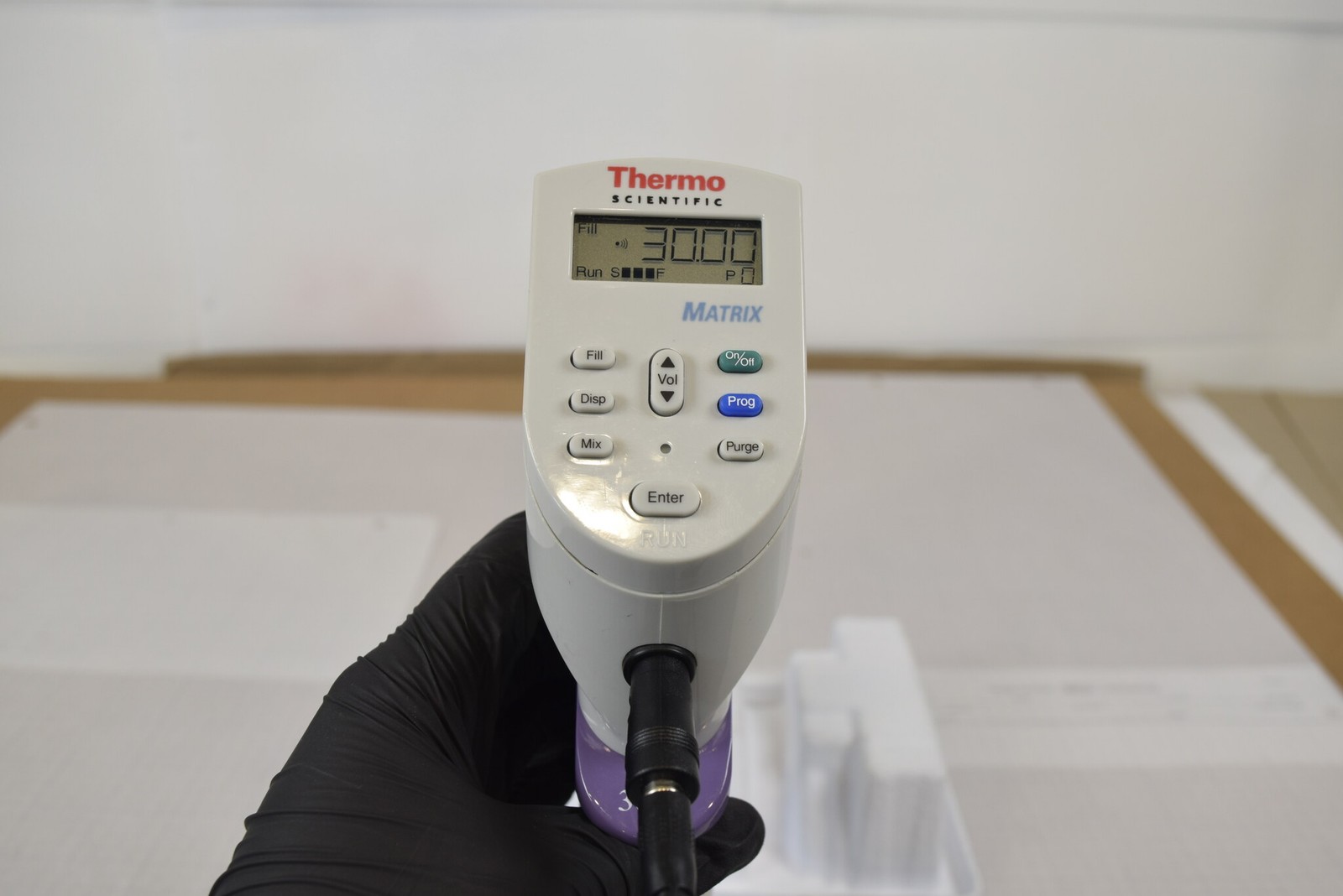 Thermo Matrix 12-Channel 30uL Adjustable Spacing Pipette - Tested, Stops Missing