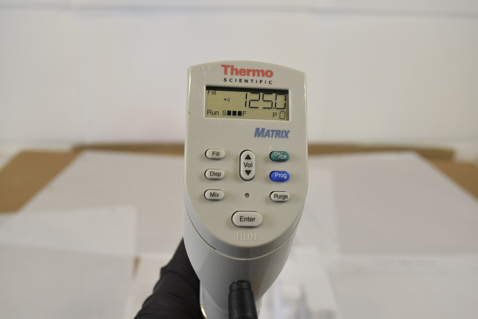 Thermo Matrix 12-Ch 125uL Adjustable Spacing Pipette - Dispense Grind, For Parts