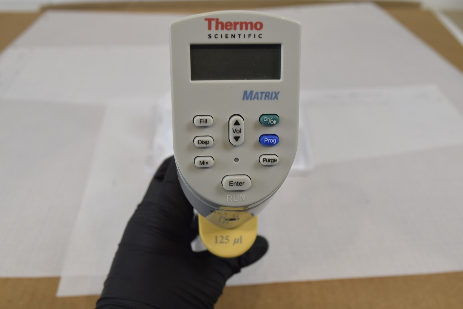 Thermo Matrix 12-Ch 125uL Adjustable Spacing Pipette + Charger - For Parts