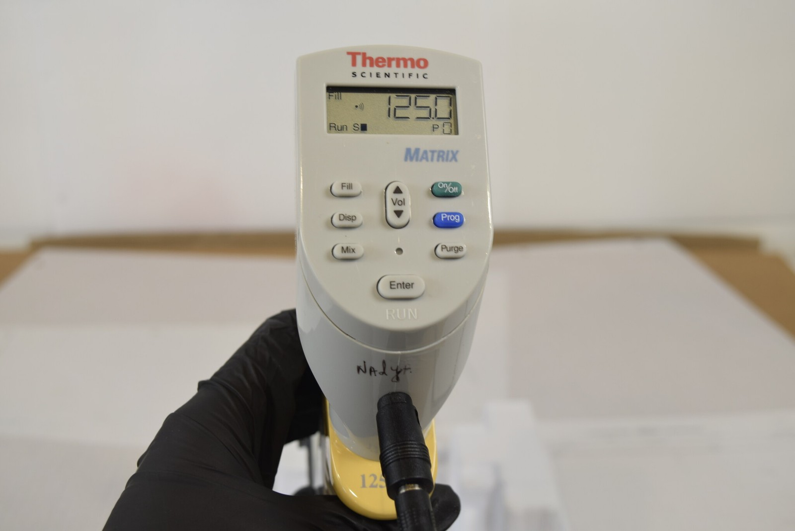 Thermo Matrix 12-Ch 125uL Adjustable Spacing Pipette + Charger - For Parts