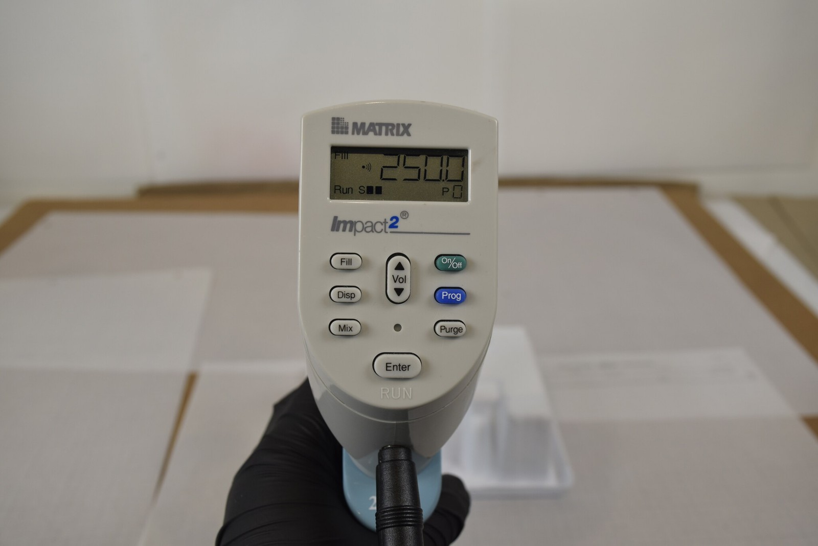 Matrix Impact2 8-Channel 250uL Adjustable Pipette - Grinds, Err 1, For Parts