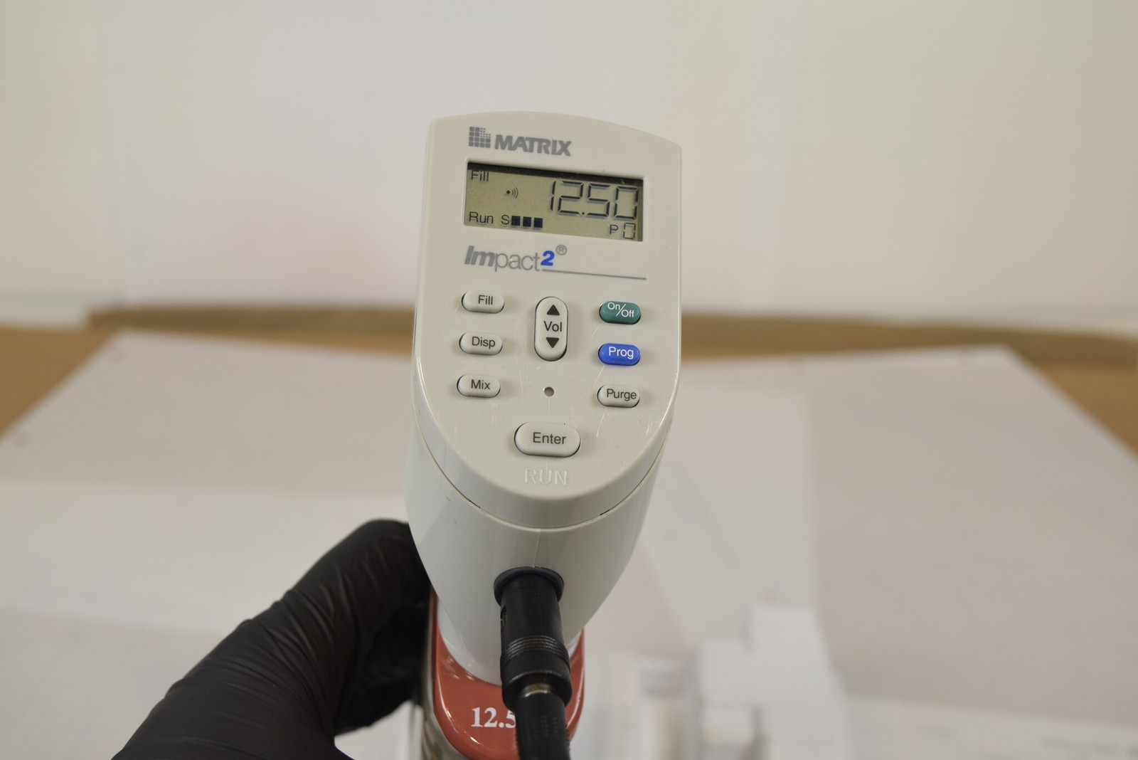 Matrix Impact2 16-Channel 0.5-12.5uL Electronic Pipette + Charger - Beep Quirk