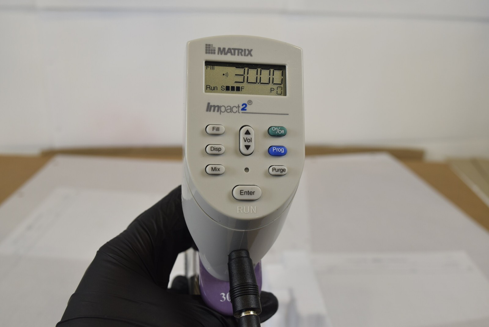 Matrix Impact2 8-Channel 30uL Adjustable Spacing Pipette + Charger - Tested