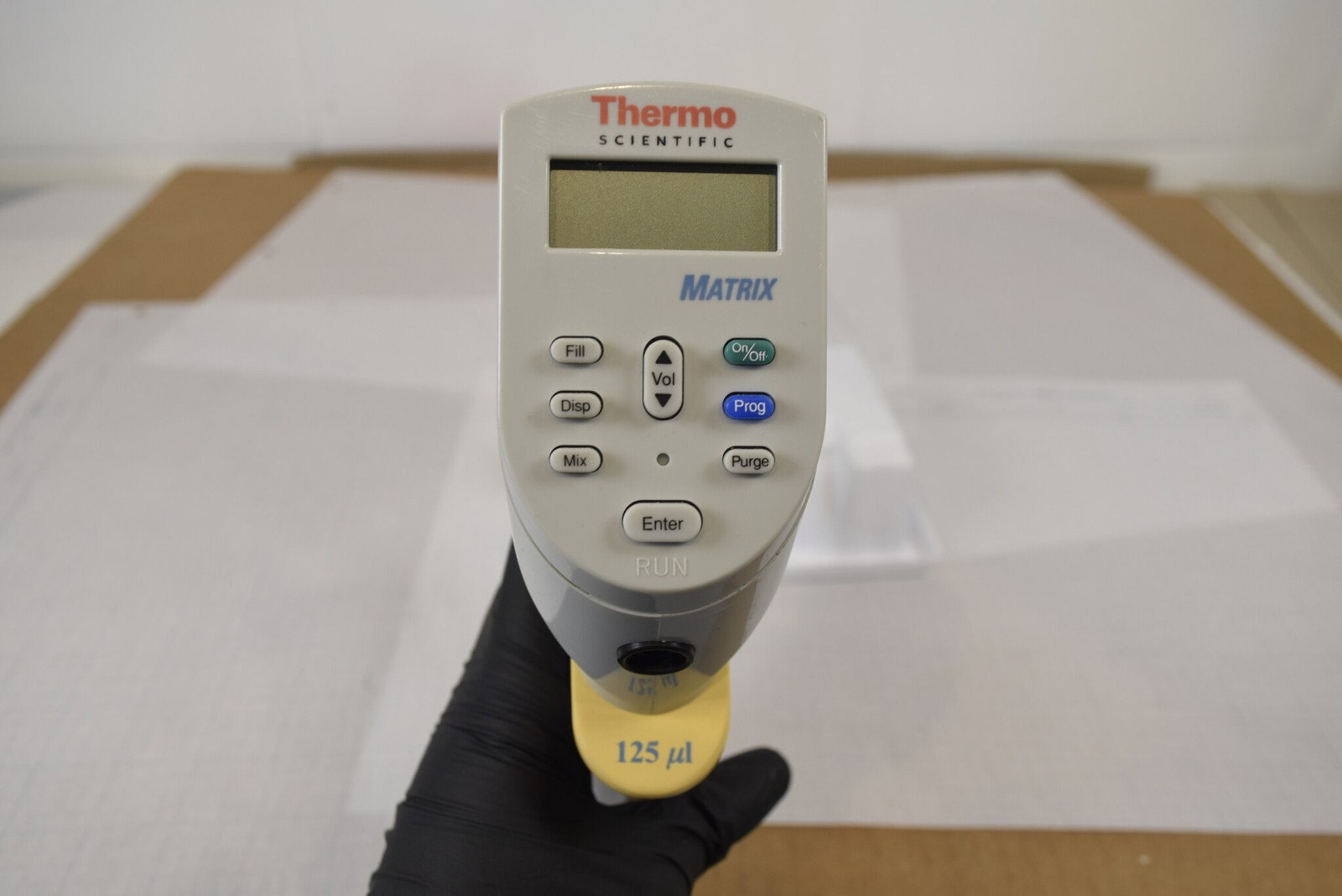 Thermo Matrix 16-Channel 125uL Electronic Pipette + Charger - Bench Tested
