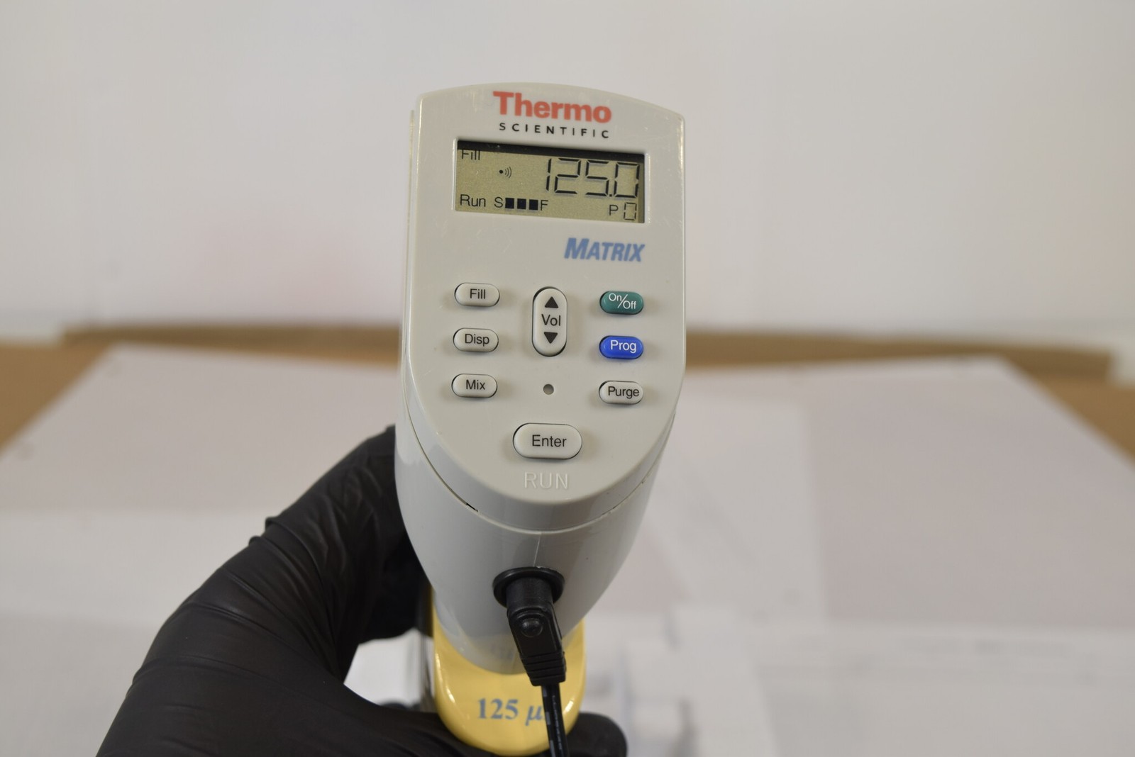 Thermo Matrix 16-Channel 125uL Electronic Pipette + Charger - Bench Tested