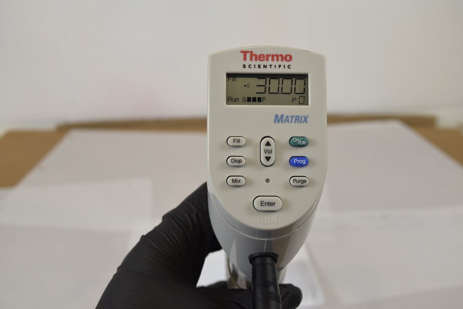 Thermo Matrix 12-Channel 30uL Adjustable Spacing Pipette - Tested, No Charger