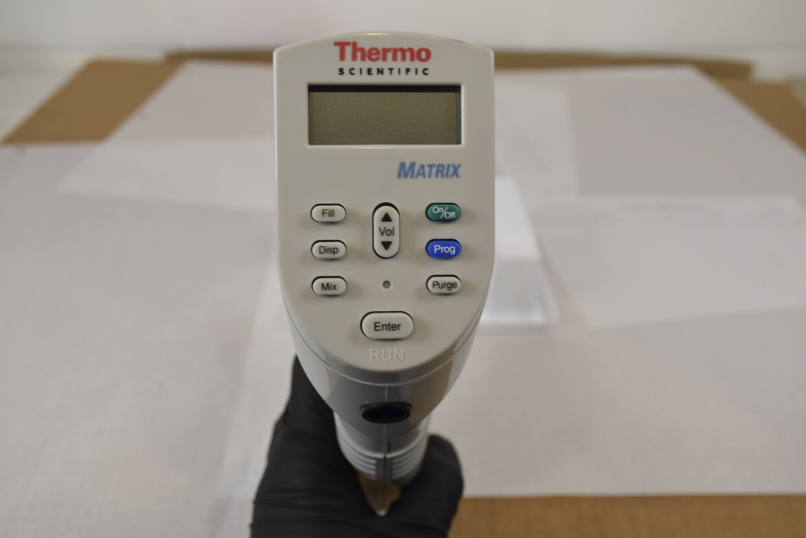 Thermo Matrix 12-Channel 30uL Adjustable Spacing Pipette - Tested, No Charger
