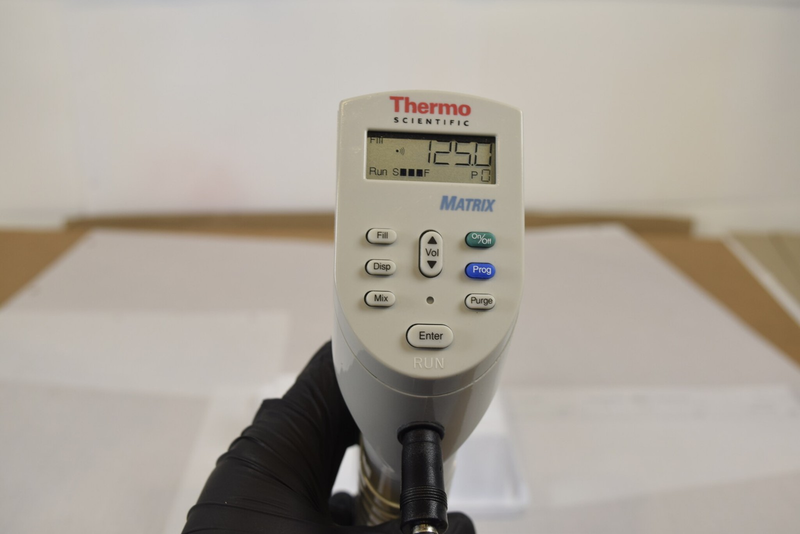 Thermo Matrix 8-Channel 125uL Adjustable Spacing Pipette - Tested, No Charger