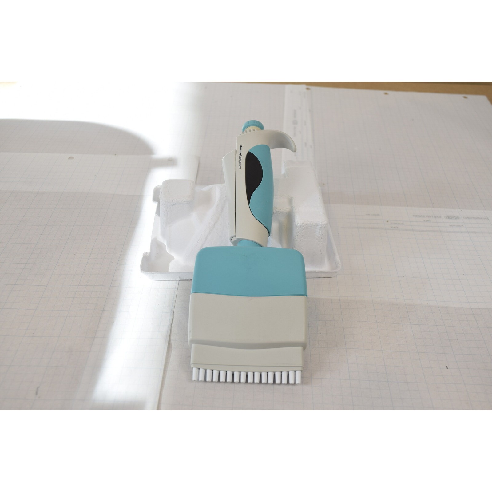 Finnpipette 16-Channel 5-50uL 384-Well Manual Pipette - No Plunger Return, Parts