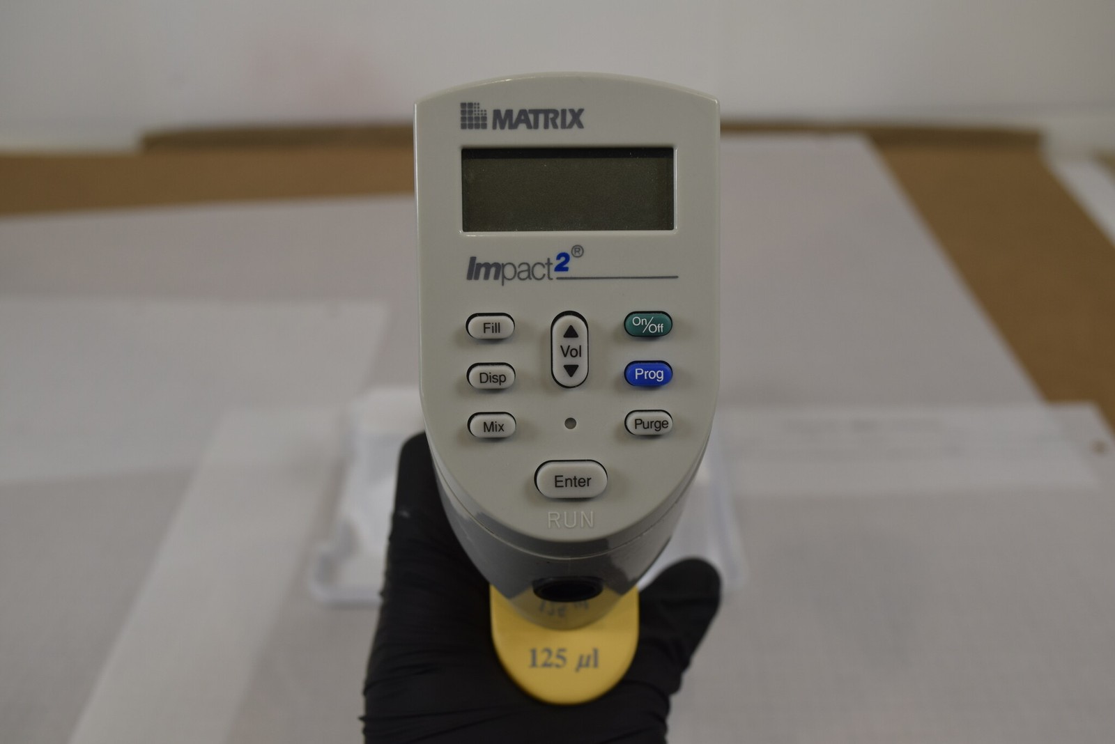 Matrix Impact2 16-Channel 125uL Electronic Pipette - Tested, Runs on Battery