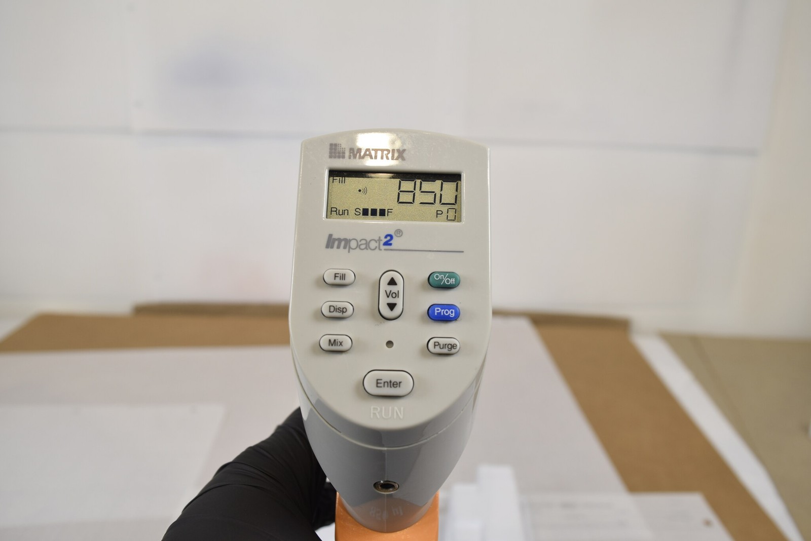 Matrix Impact2 12-Channel 850uL Electronic Pipette - Tested, Stiff Ejector