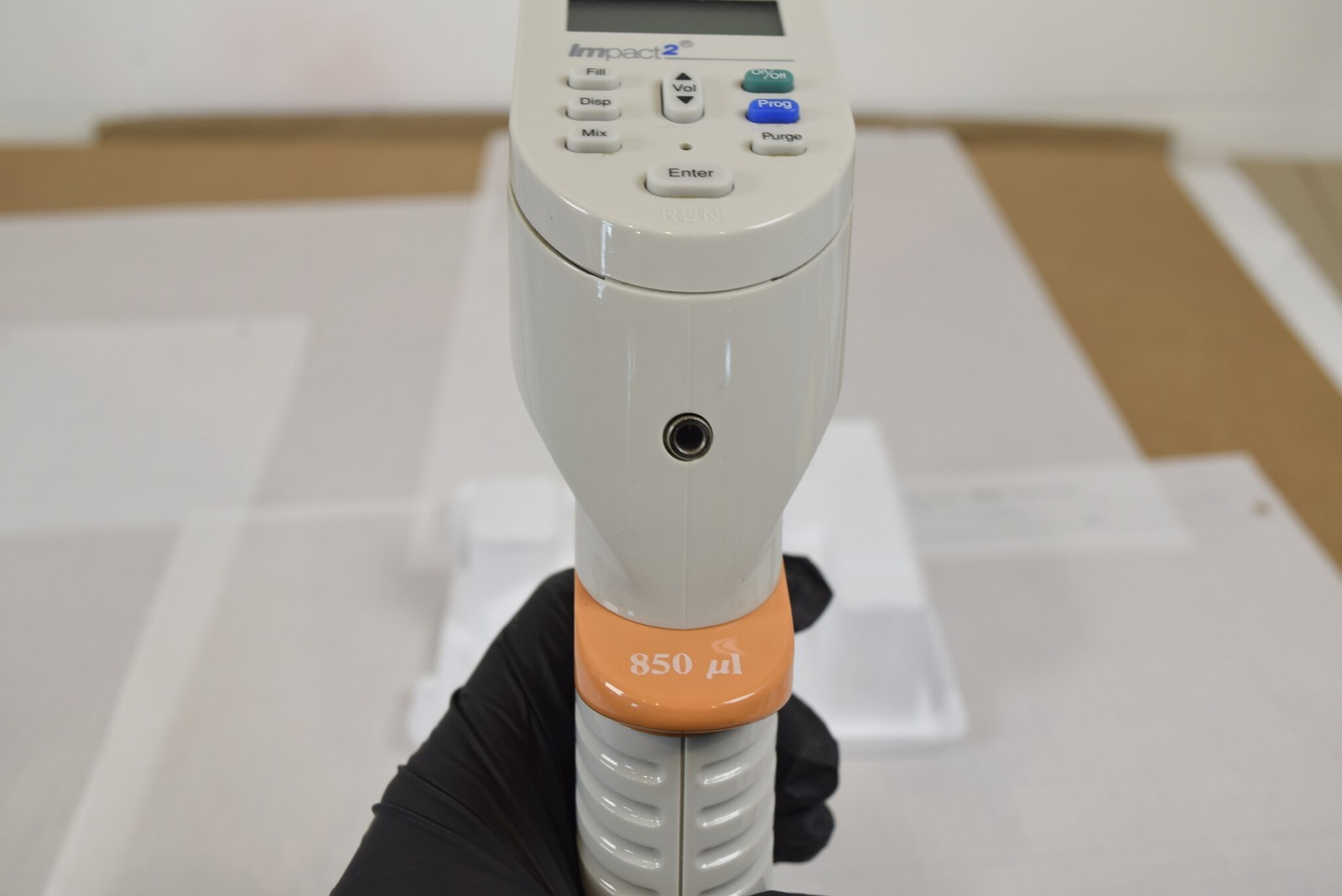 Matrix Impact2 12-Channel 850uL Electronic Pipette - Tested, Stiff Ejector