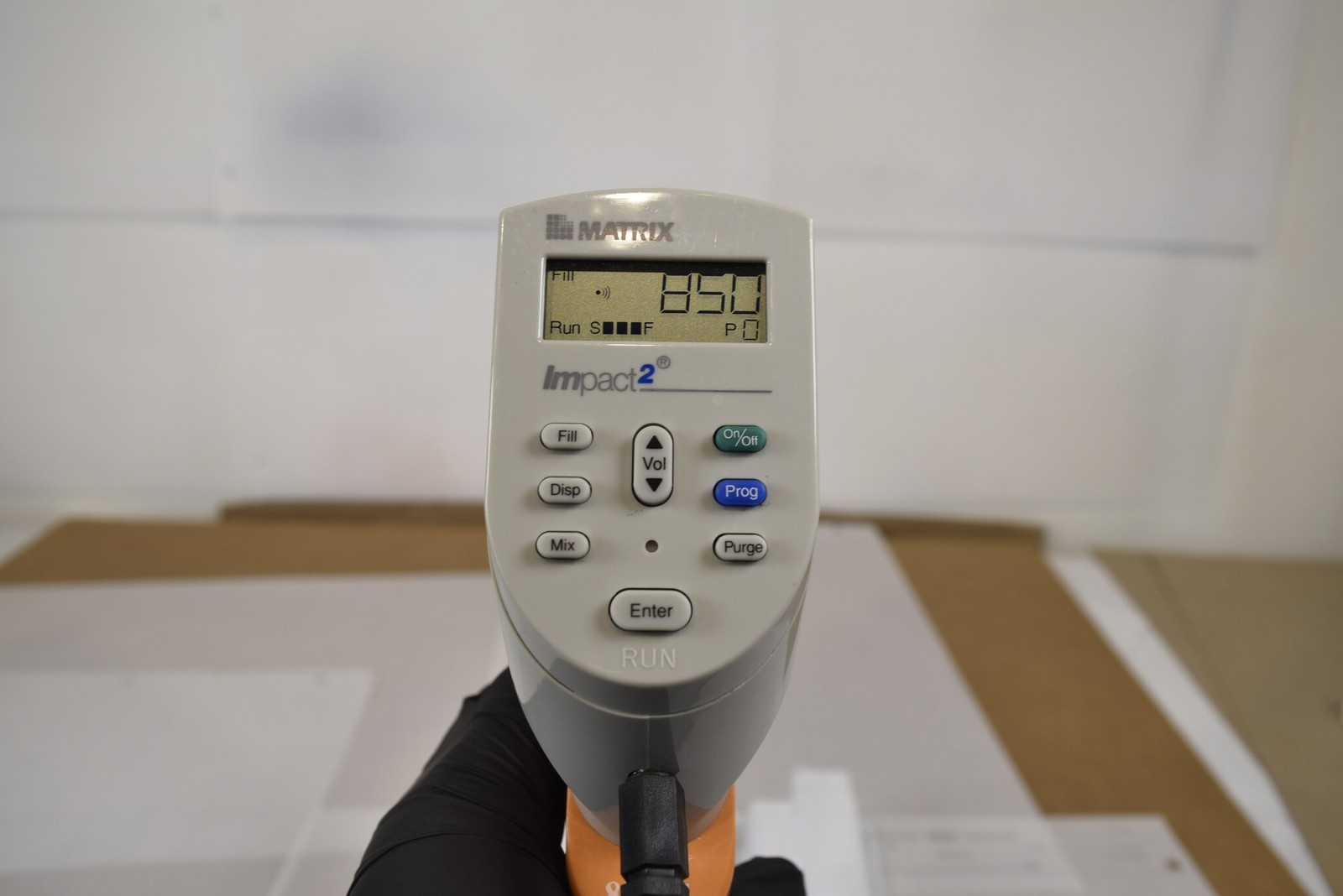 Matrix Impact2 12-Channel 850uL Electronic Pipette - Tested, Stiff Ejector