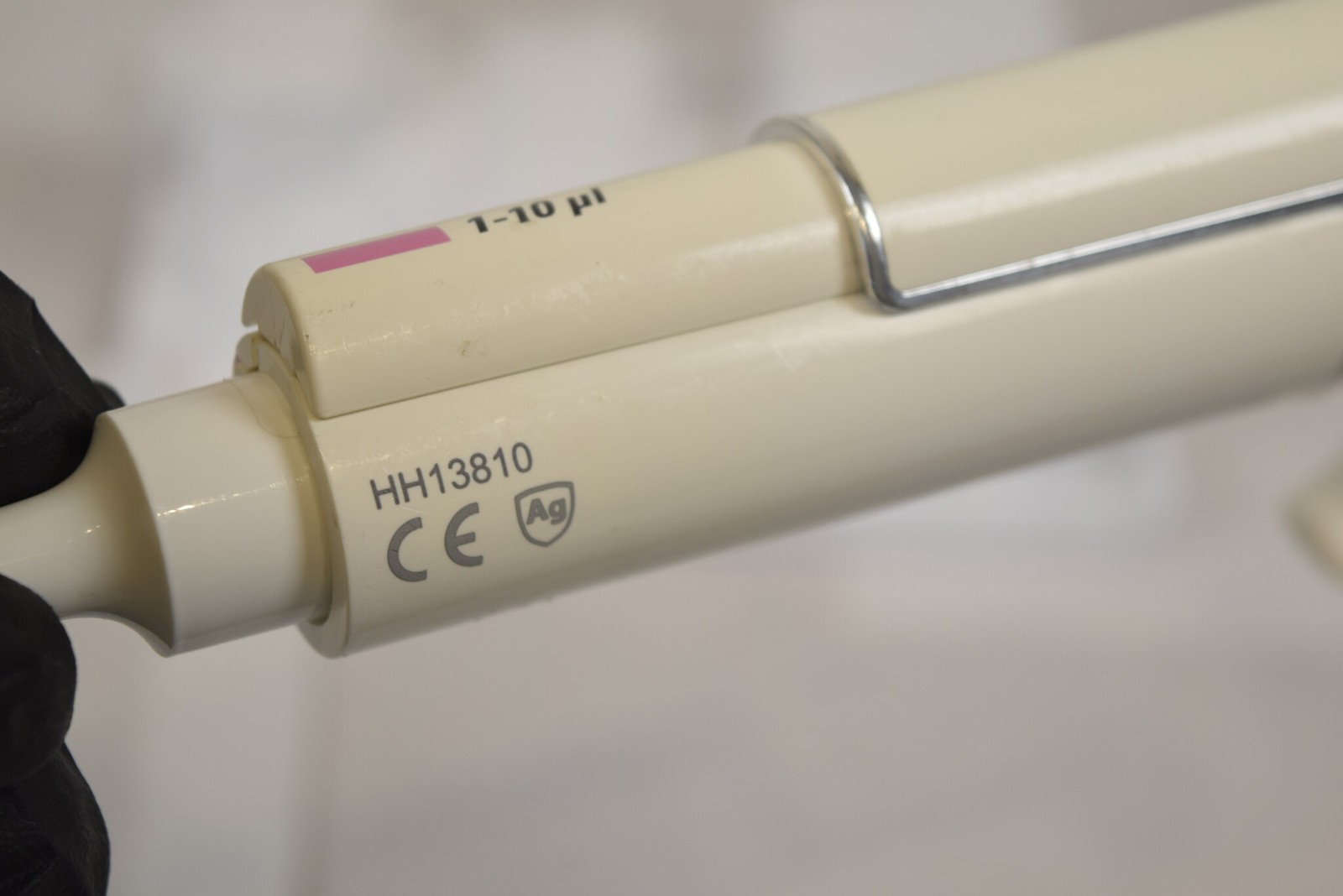 Thermo Finnpipette F1 1-10uL Pipette - Dial Overruns Range, Cracked, For Parts