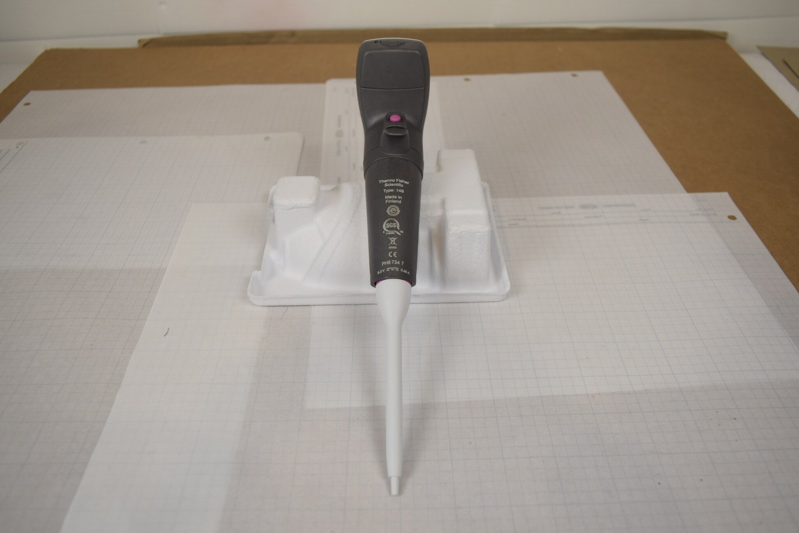 Thermo Finnpipette Novus 1-10uL Single Channel Electronic Pipette - No Charger