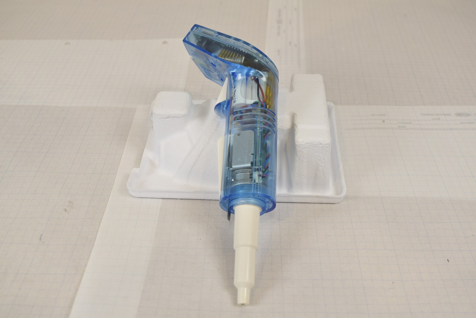 Matrix Impact2 Single-Channel Electronic Pipette Translucent Blue - Err 1 Parts