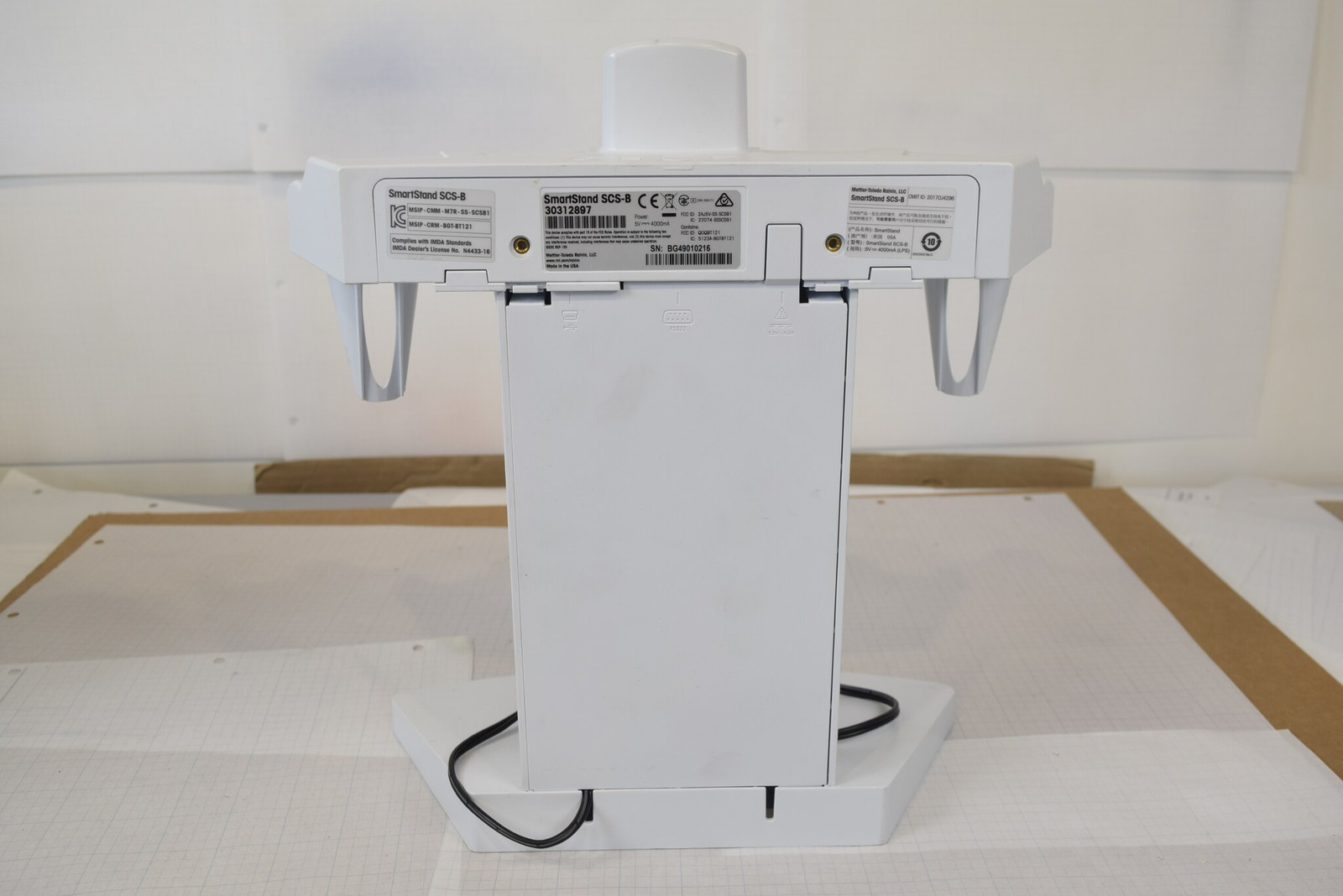 Rainin SmartStand SCS-B 4-Place Pipette Charging Stand 30312897 + Power Supply