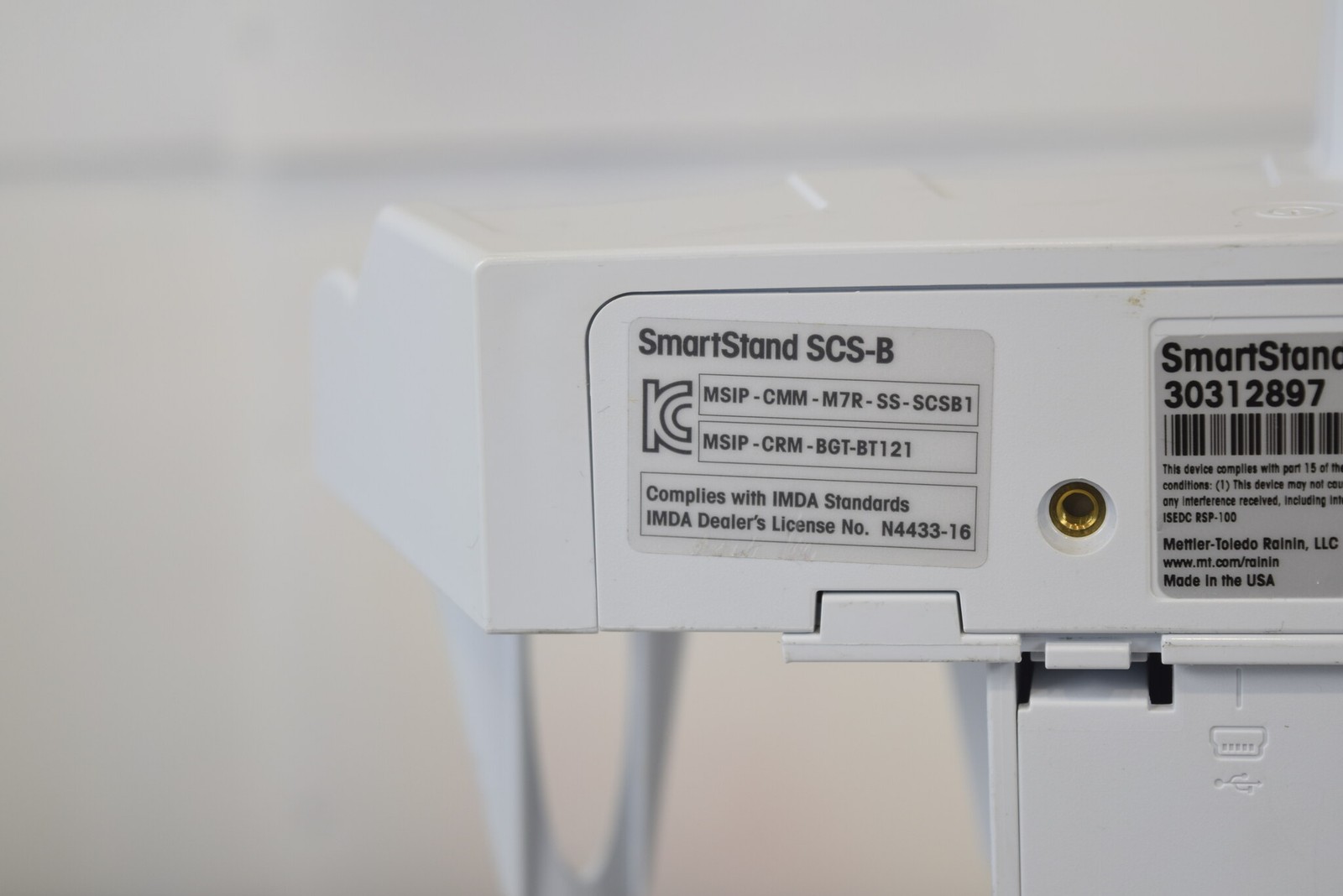 Rainin SmartStand SCS-B 4-Place Pipette Charging Stand 30312897 + Power Supply