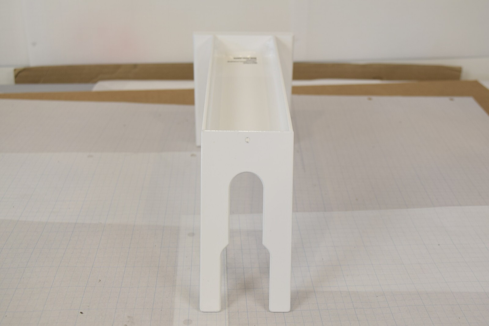 Matrix Technologies Single-Place Metal Pipette Bench Stand - White (Qty 4)
