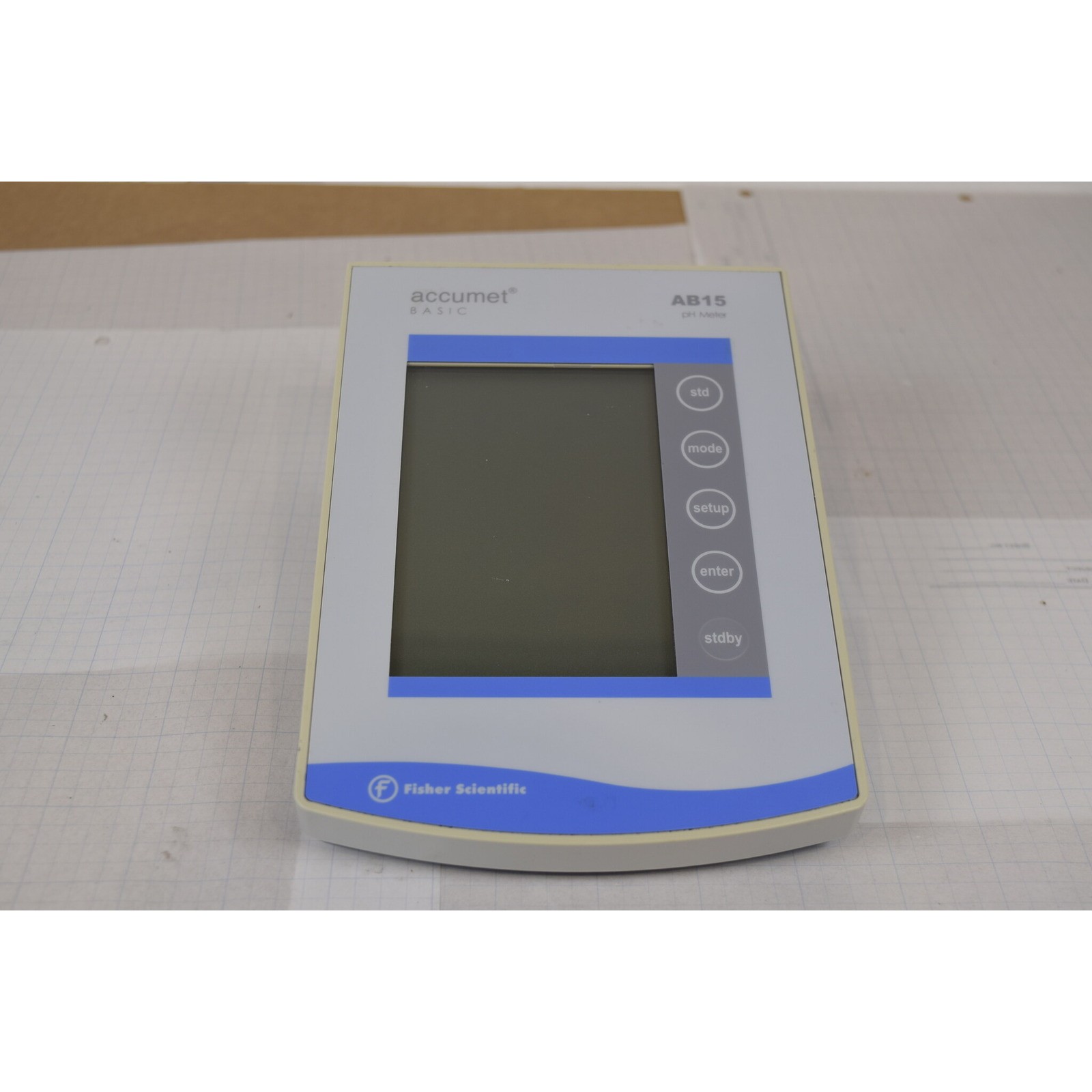 Fisher accumet AB15 pH/mV Meter - Blank Display, No Electrode or PSU, For Parts