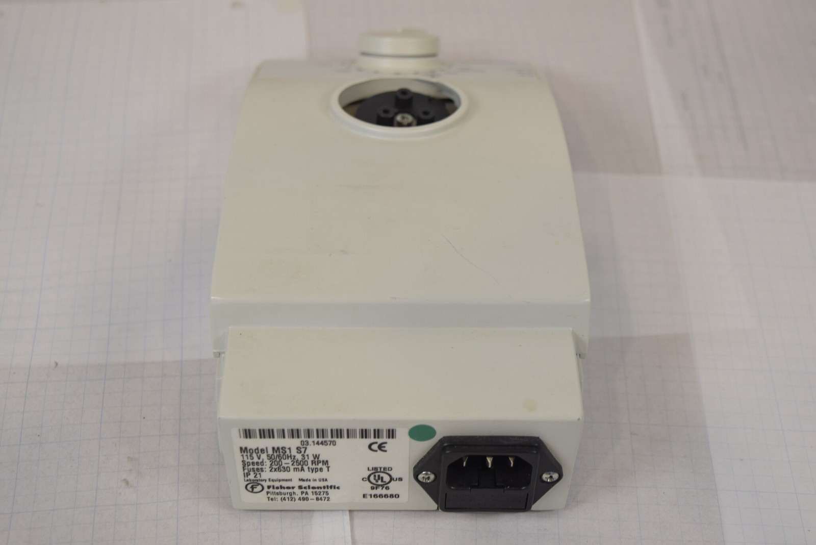 Fisher MS1 S7 (IKA MS1) Minishaker Vortex Mixer 200-2500 rpm - No Tube Head