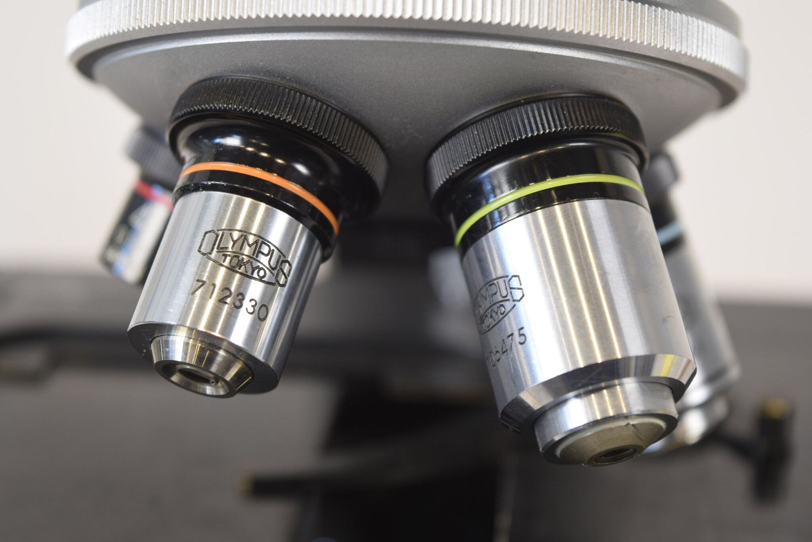 Olympus BHC Binocular Microscope, 4 Objectives 4x-100x Oil, 10x Eyepieces, Cover