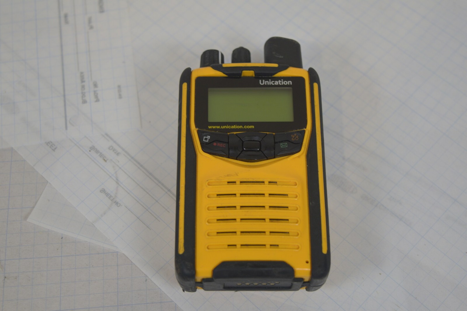 Unication G1 VHF 148-164 MHz Voice Pager AG185BX1 + G1 Charger + Power Supply