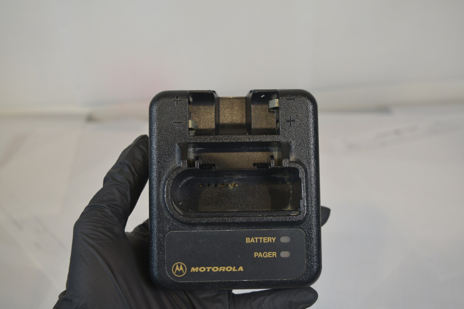 Motorola Minitor IV VHF Pager A03KUS7238BC + Working Charger + Adapter - Tested