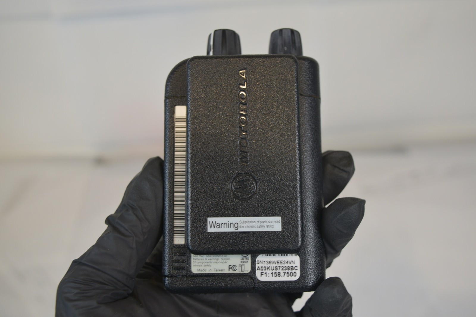 Motorola Minitor IV VHF Pager A03KUS7238BC + Working Charger + Adapter - Tested