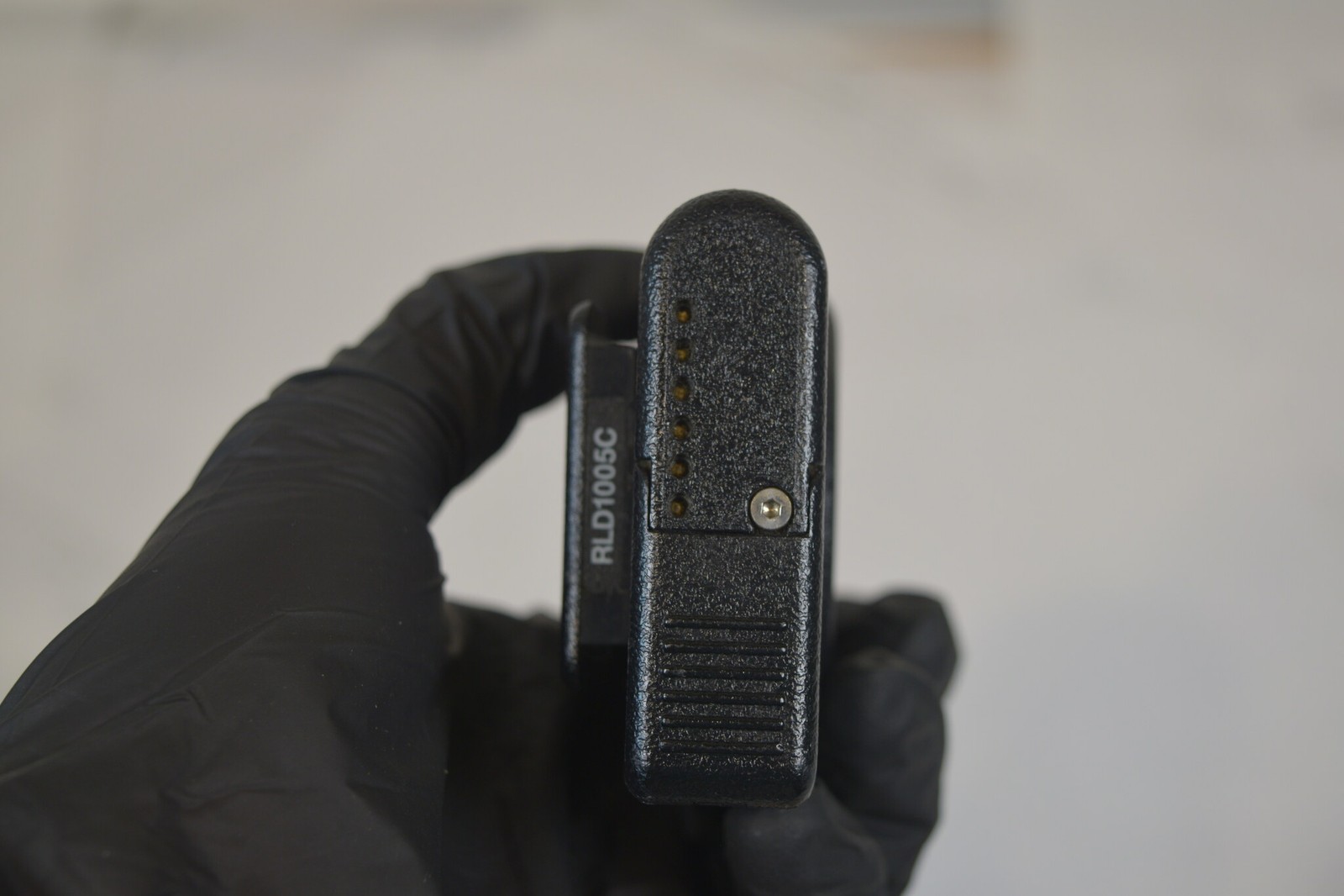 Motorola Minitor IV VHF 155.05MHz Voice Pager A03KUS7238BC Tested - Charger Dead