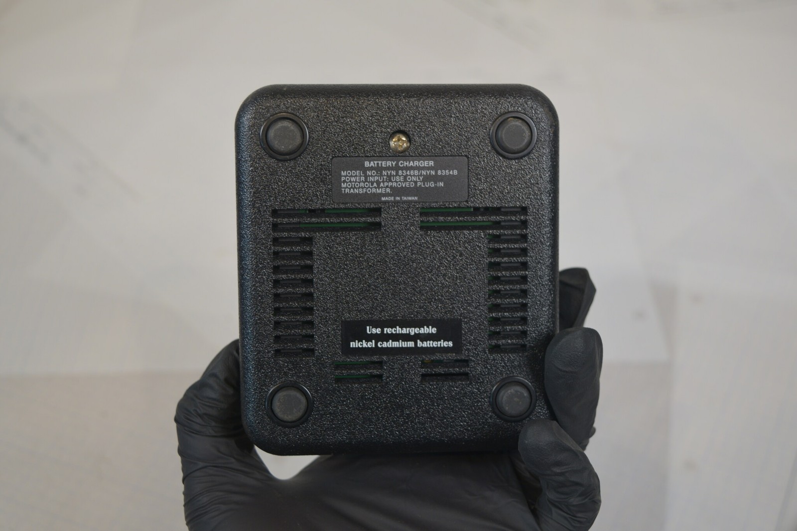 Motorola Minitor IV VHF Voice Pager A03KUS7238BC w/ Charger + Adapter - Tested
