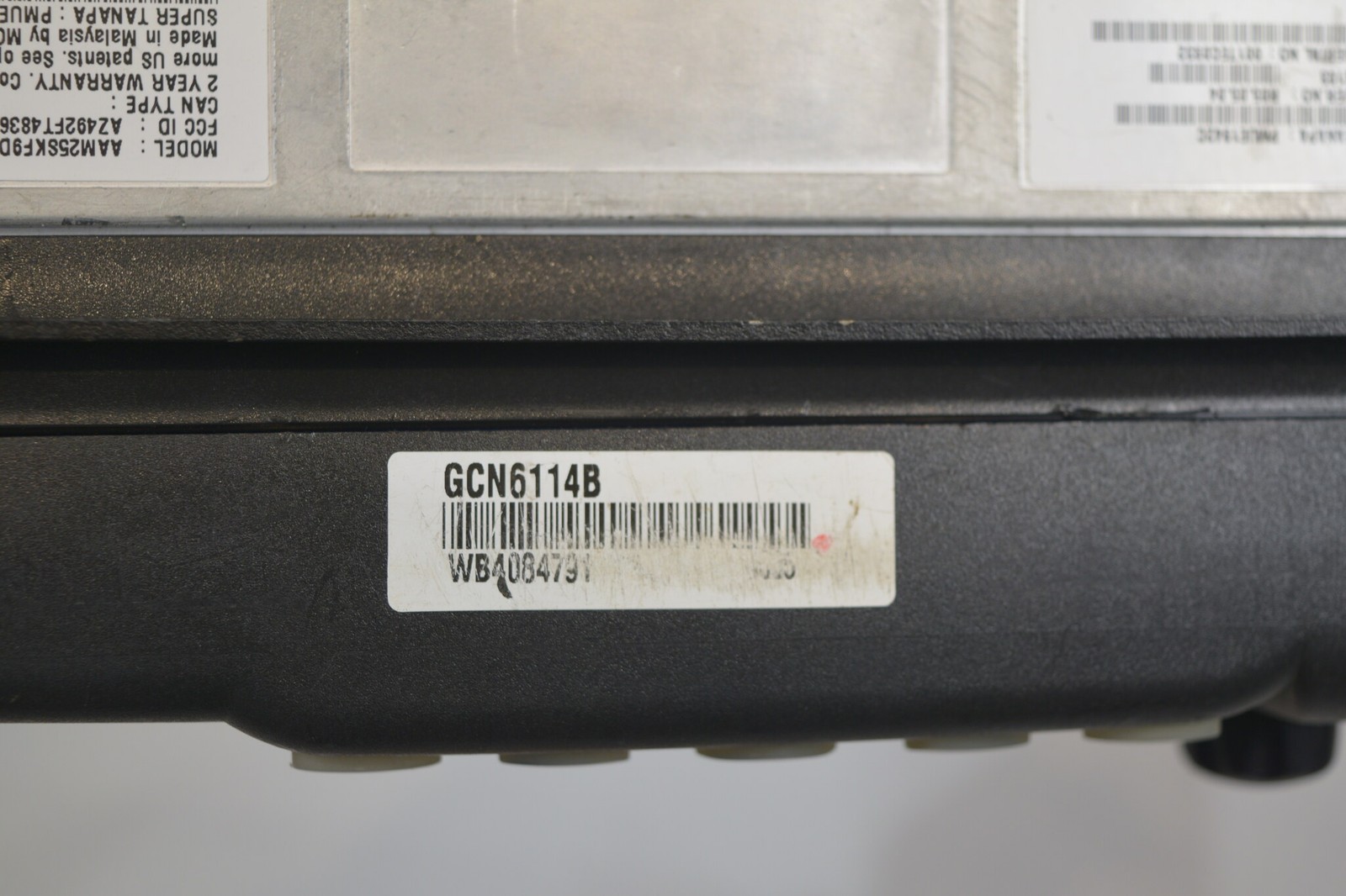 Motorola CDM1550 UHF 450-512MHz Mobile Radio AAM25SKF9DP6AN Head + Bracket RX OK