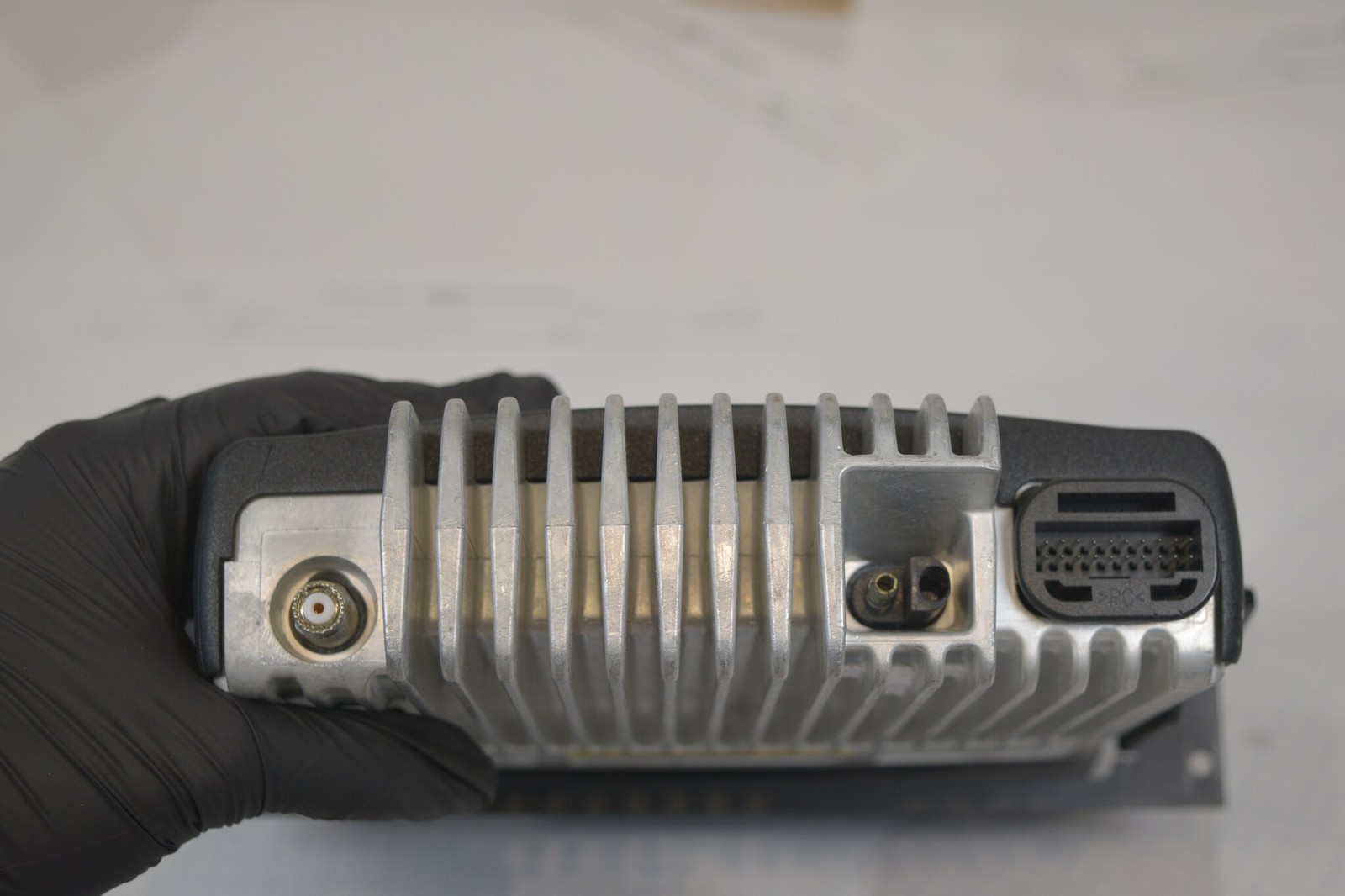Motorola CDM1550 UHF 450-512MHz Mobile Radio AAM25SKF9DP6AN Head + Bracket RX OK