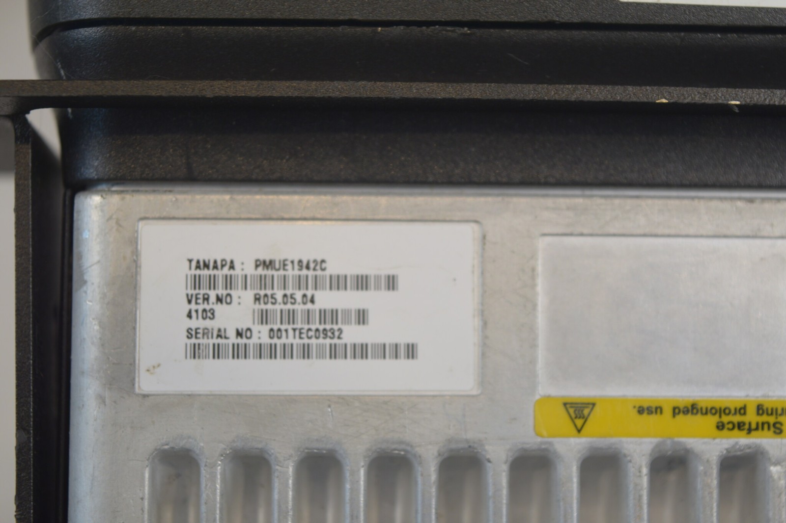 Motorola CDM1550 UHF 450-512MHz Mobile Radio AAM25SKF9DP6AN Head + Bracket RX OK