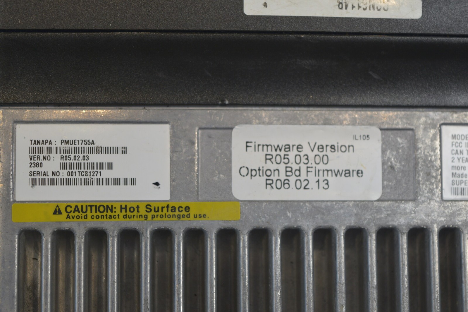 Motorola CDM1550 UHF 450-512 MHz Mobile Radio AAM25SHF9DP5AN Option Board RX OK