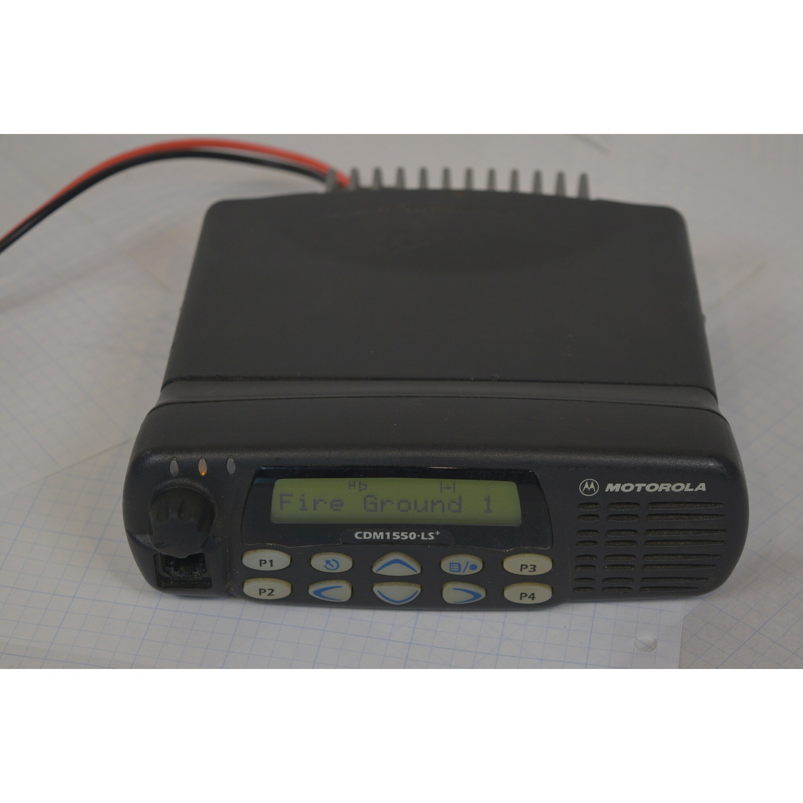Motorola CDM1550 UHF 450-512 MHz Mobile Radio AAM25SHF9DP5AN Option Board RX OK