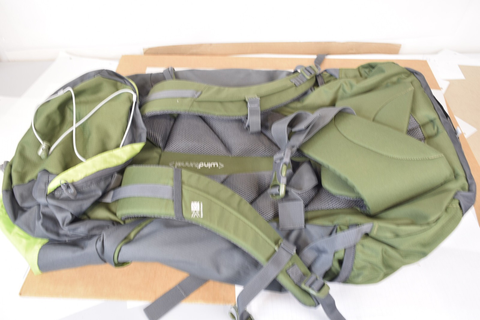 Karrimor Bobcat 65 Rucksack 65L Hiking Backpack Green/Grey - New With Tags