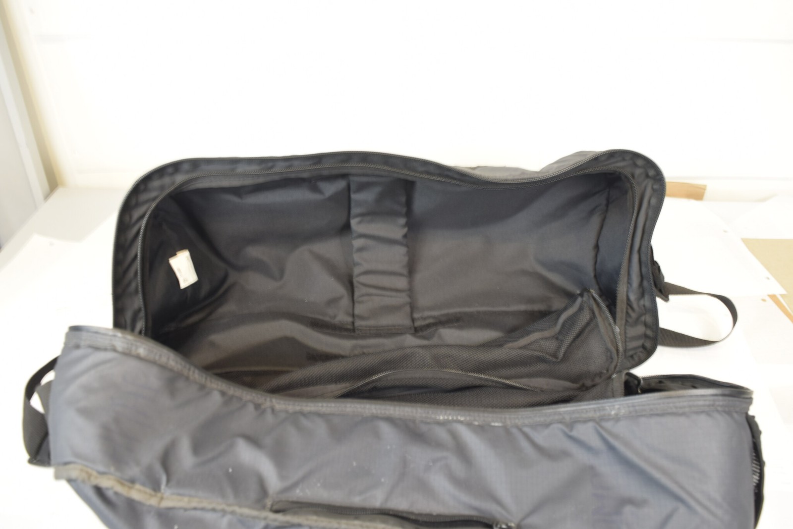 Nike NBA Academy Duffel Bag Black Ripstop w/ Backpack Straps - Gym Travel Bag
