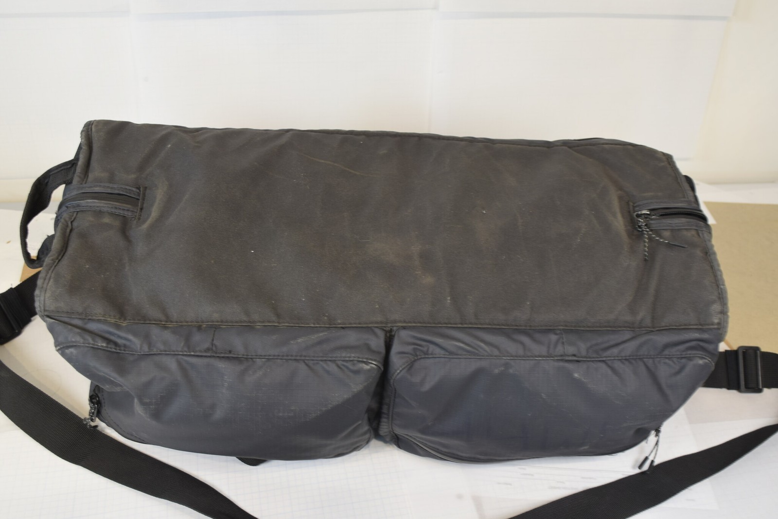 Nike NBA Academy Duffel Bag Black Ripstop w/ Backpack Straps - Gym Travel Bag