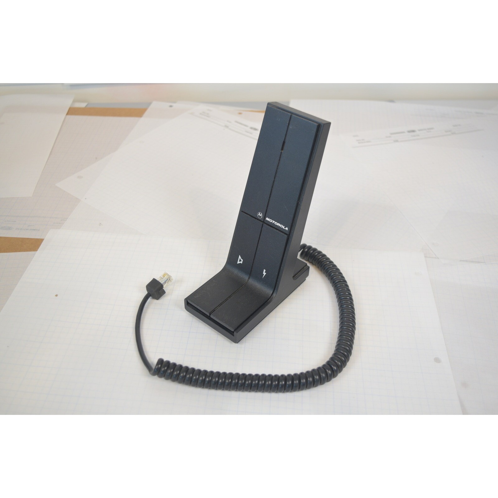 Motorola HMN3000B Desk Microphone RJ45 Plug - Fits CDM750 CDM1250 CDM1550