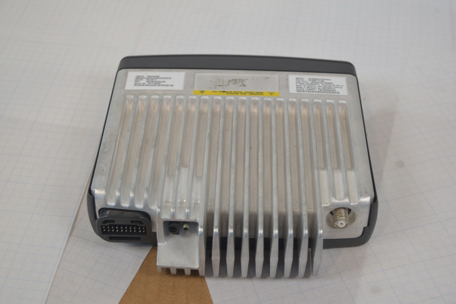 Motorola CDM1550 LS+ VHF 136-174MHz Remote Mount AAM25KKF9DP6AN Head Mic RX OK