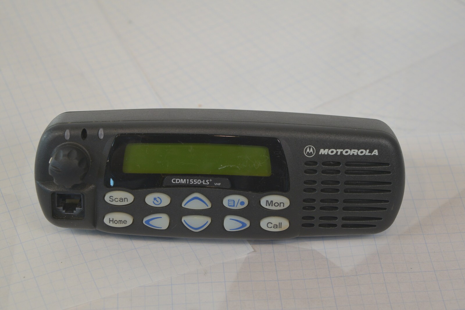 Motorola CDM1550 LS VHF 136-174MHz Remote Mount AAM25KKF9DU6AN Head Mic RX OK