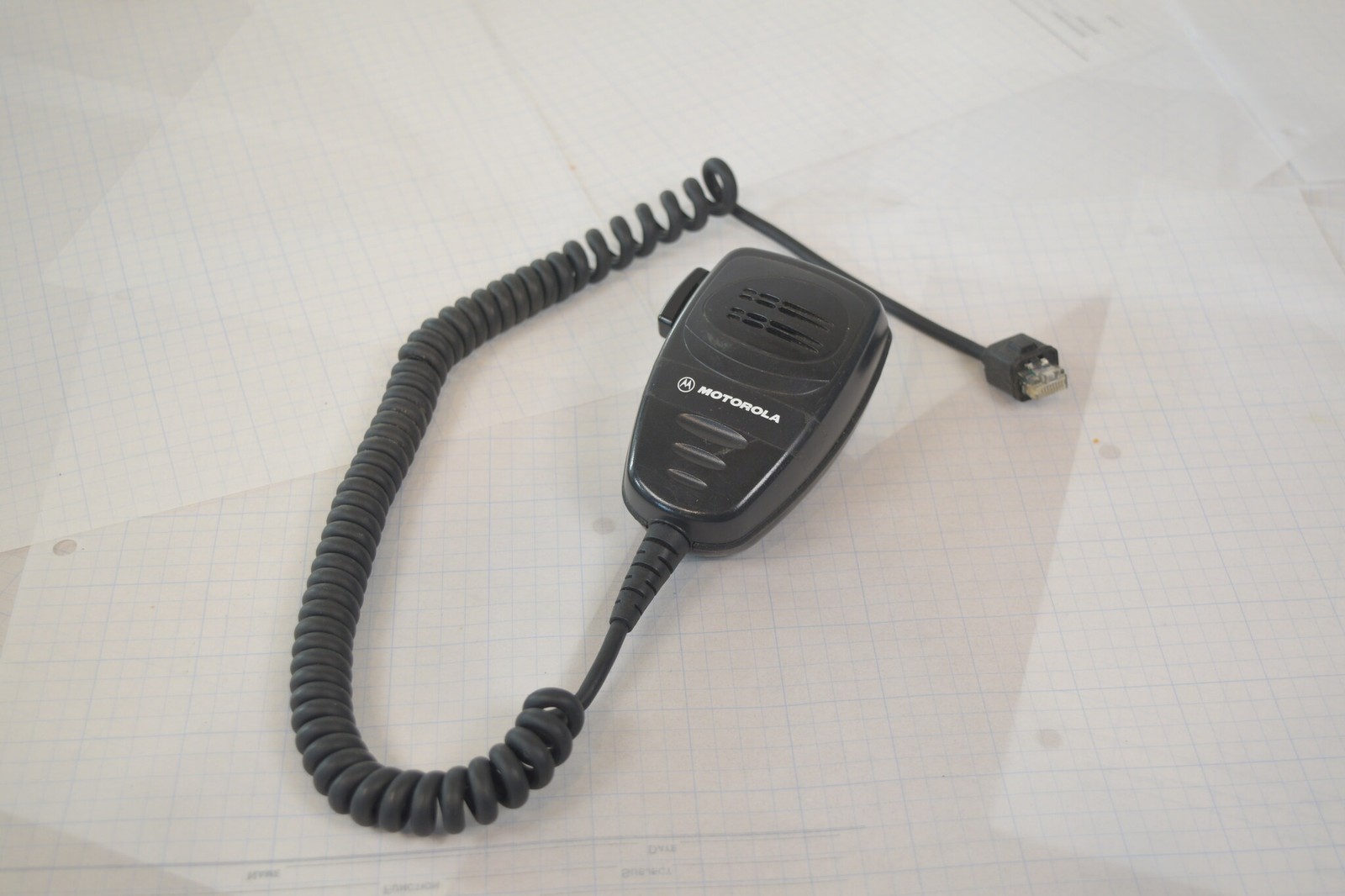 Motorola CDM1550 LS VHF 136-174MHz Remote Mount AAM25KKF9DU6AN Head Mic RX OK