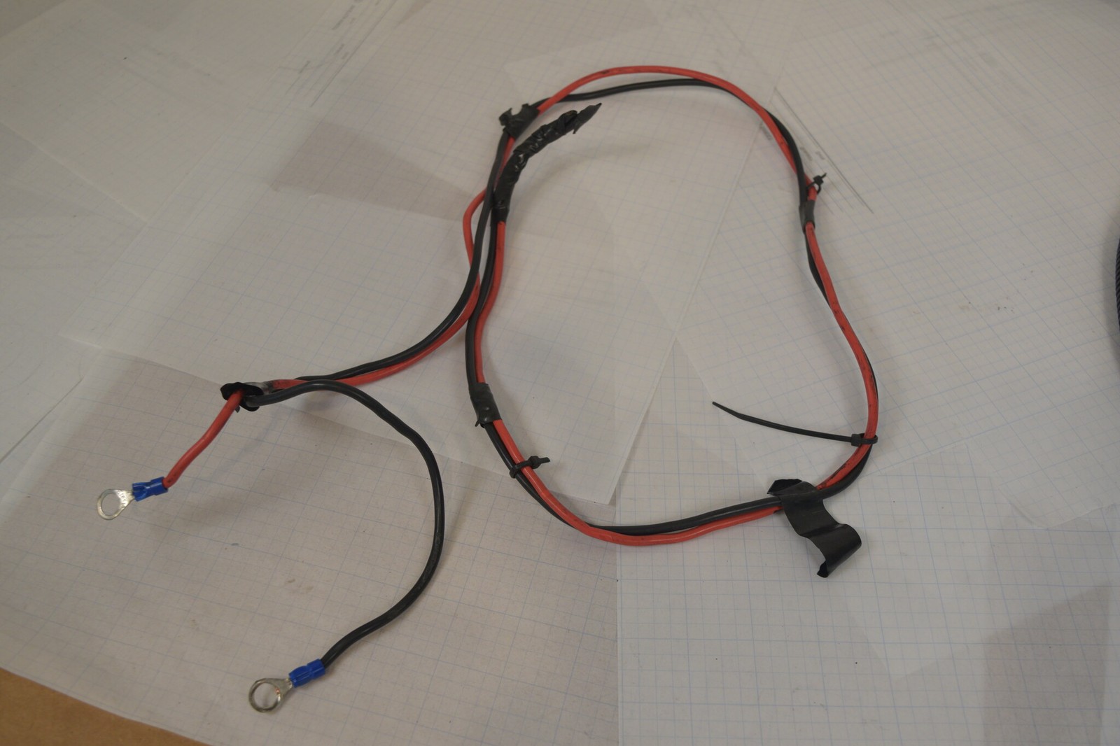 Lot of 5 Motorola Mobile Radio Power Cables HKN4191 HKN4137A Fused - Used As-Is
